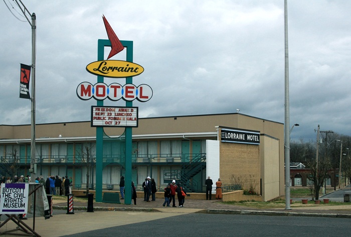 .Lorraine Motel-Martin Luther Jr was assassinated