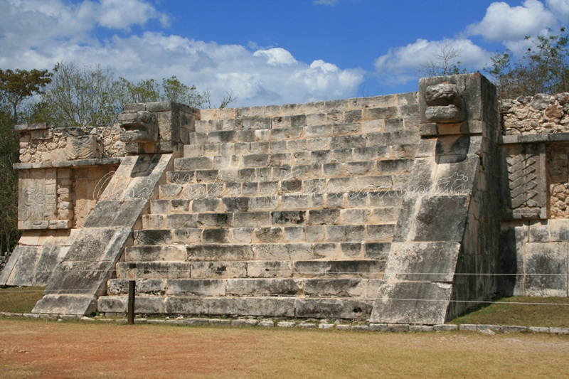 Venus Platform in the Great Plaza, Chichen Itza.