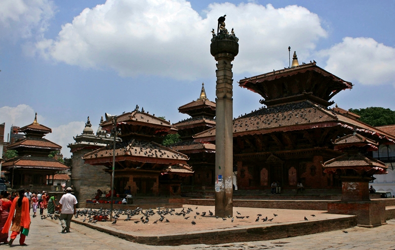 30.Hanuman Dhoka-Jagannath temple&king pratap malla's column