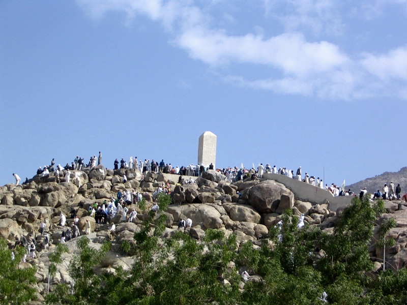 Mount of Mercy (Jabal ar-Rahmah). 