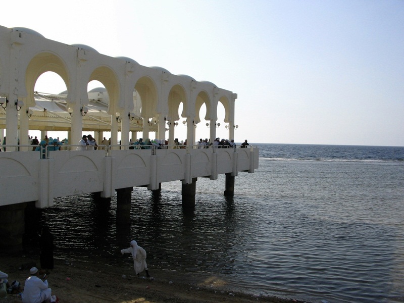 The Fatimah Azzahra mosque- floating mosque of Jeddah 