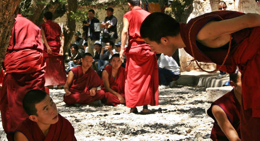 sera monastery-monk debates