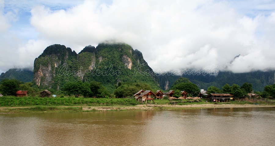 nam song river,laos