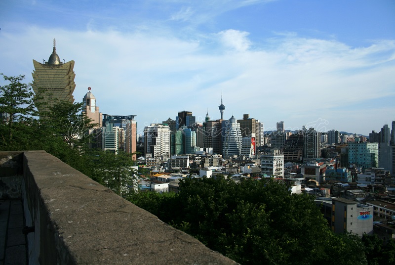 central macau seen from monte forte