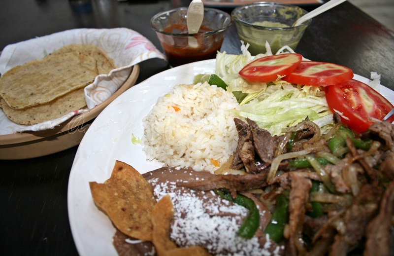 beef fajitas, merida, mexico