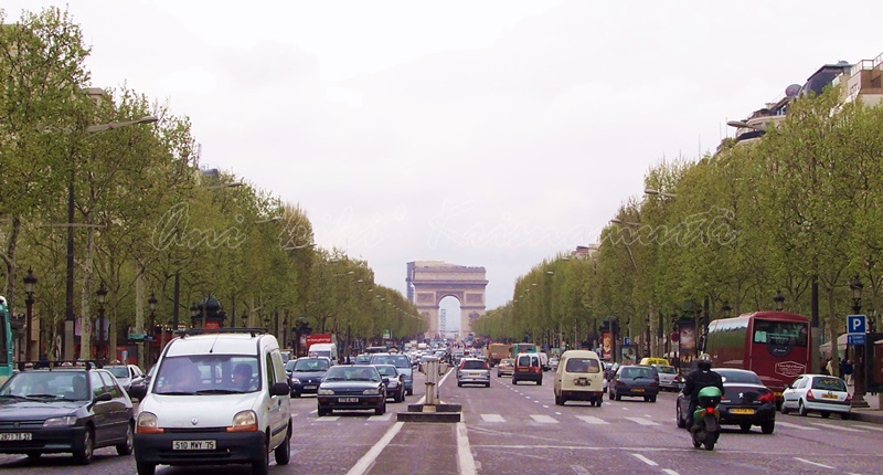 The Avenue des Champs-Élysées, Paris, France 