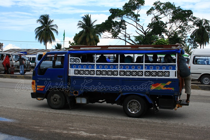 dala dala, zanzibar, tanzania